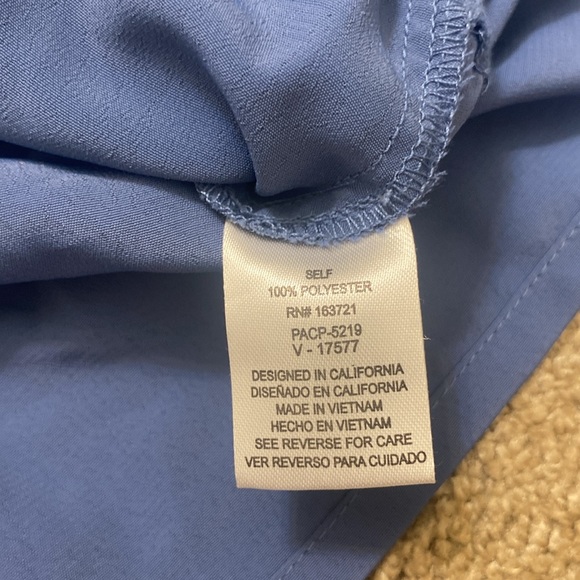 Kingston grey Adorable Cropped Long Sleeve Scoop Front & Open Back with Tie - Picture 8 of 8